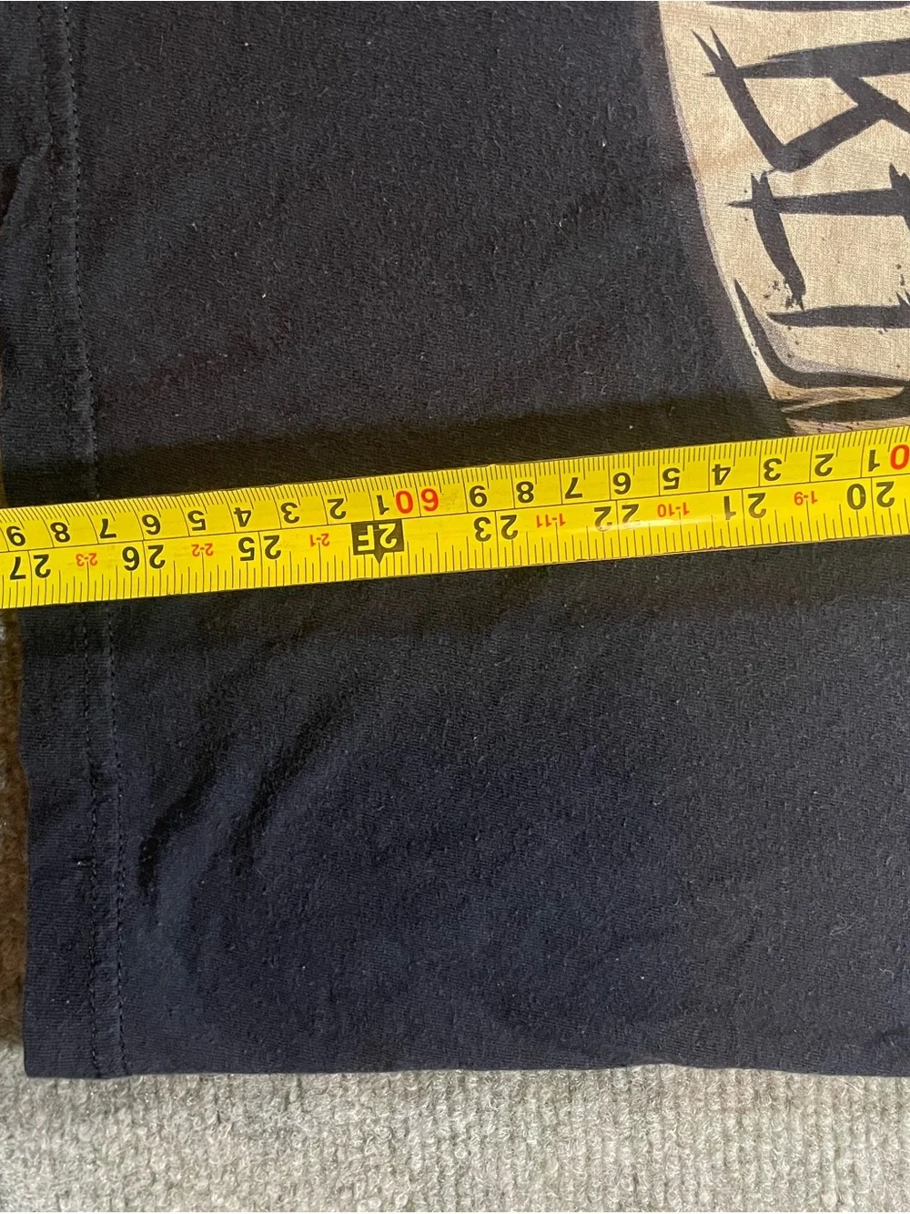 A Day to Remember Black Short Sleeve Tee with Yellow Pocket Watch Graphic